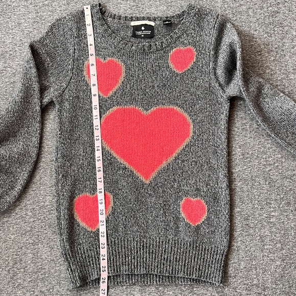 Scotch & Soda Maison Scotch Heart Cable Knit Sweater M Petite 100% Cotton Preppy - Picture 10 of 12